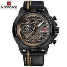 Load image into Gallery viewer, NAVIFORCE Mens Watches Top Brand Luxury Waterproof 24 hour Date Quartz Watch