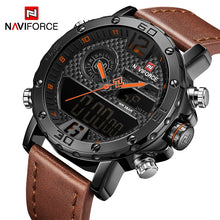 Load image into Gallery viewer, Mens Watches To Luxury Brand Men Leather Sports Watch