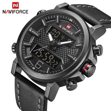 Load image into Gallery viewer, NAVIFORCE Mens Sports Watches Men Quartz LED Digital Clock