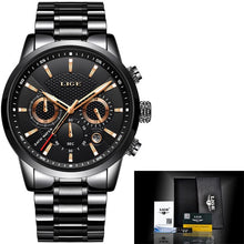 Load image into Gallery viewer, Mens Watches LIGE Top Brand Luxury Men&#39;s Military Sports Watch Men&#39;s Waterproof