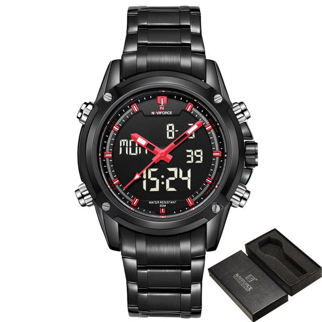 NAVIFORCE Luxury Brand Men Sports Army Military Watches Men's