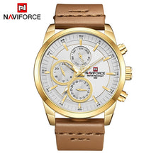 Load image into Gallery viewer, Mens Watches NAVIFORCE Top Brand Luxury Waterproof 24 hour Date Quartz Watch Man