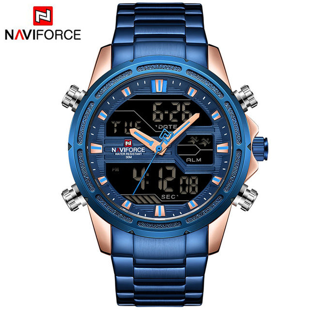 NAVIFORCE Luxury Brand Men Sports Watch