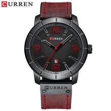 Load image into Gallery viewer, Fashion Mens Watches Curren Brand Luxury Leather Quartz Men Watch