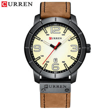 Load image into Gallery viewer, Fashion Mens Watches Curren Brand Luxury Leather Quartz Men Watch