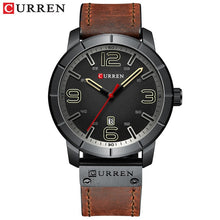Load image into Gallery viewer, Fashion Mens Watches Curren Brand Luxury Leather Quartz Men Watch