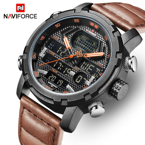 Mens Watches NAVIFORCE Luxury Brand Fashion Sport Watches Men Quartz Digital Clock