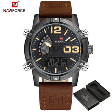 Load image into Gallery viewer, 2019 NAVIFORCE Men&#39;s Fashion Sport Watch