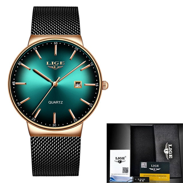 LIGE LUX Blue Watch