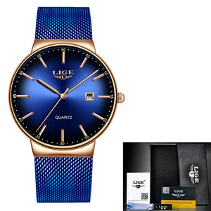 LIGE LUX Blue Watch